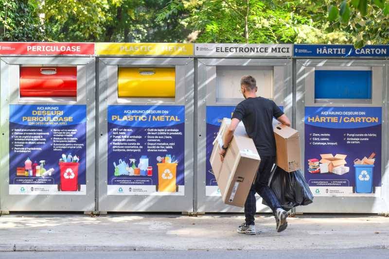 Sectorul 6 monitorizează video punctele de colectare selectivă și avertizează sonor