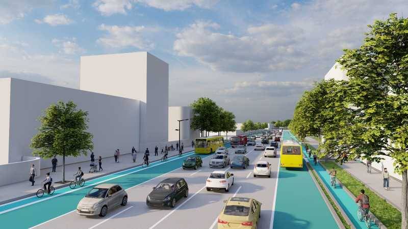 Timișoara pregătește un coridor verde pe Calea Șagului cu fonduri UE de 165 de milioane de lei