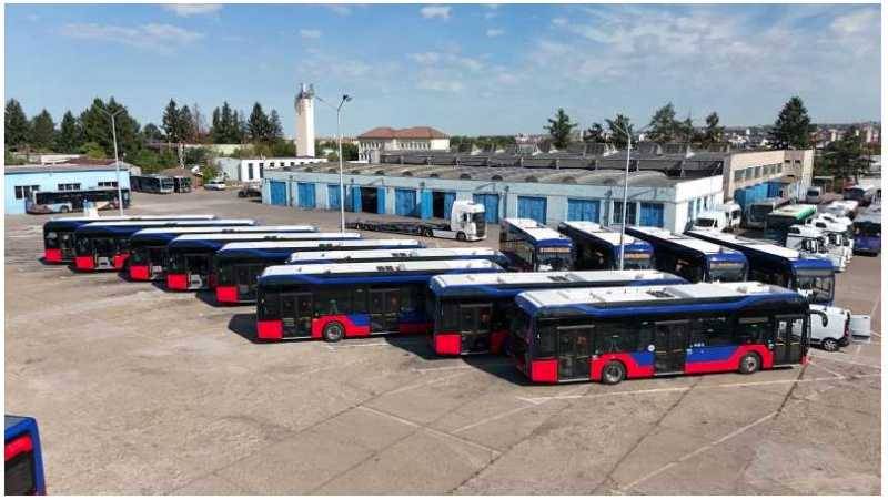 Oradea: 20 de autobuze electrice au intrat in trafic, o premiera pentru orasul de pe Crisul Repede