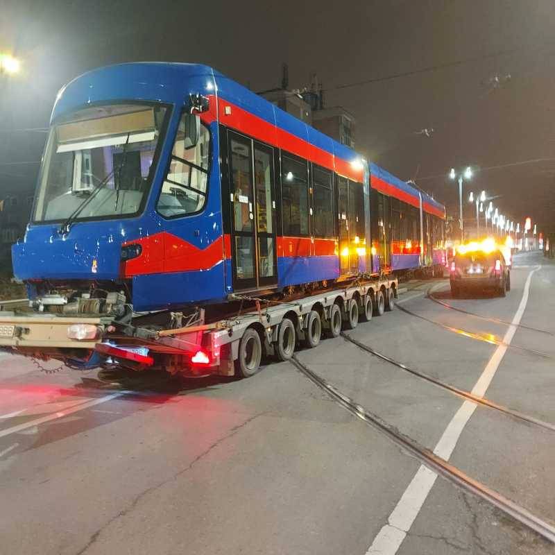 Oradea pune in circulatie al doilea tramvai bidirectional cumparat prin PNRR