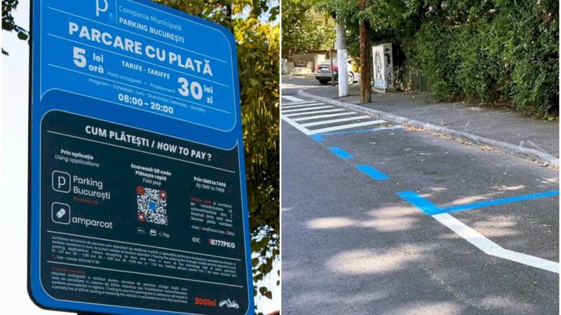 Parcarile albastre din Bucuresti trec exclusiv pe plata online si SelfPay, de la finalul lui februarie