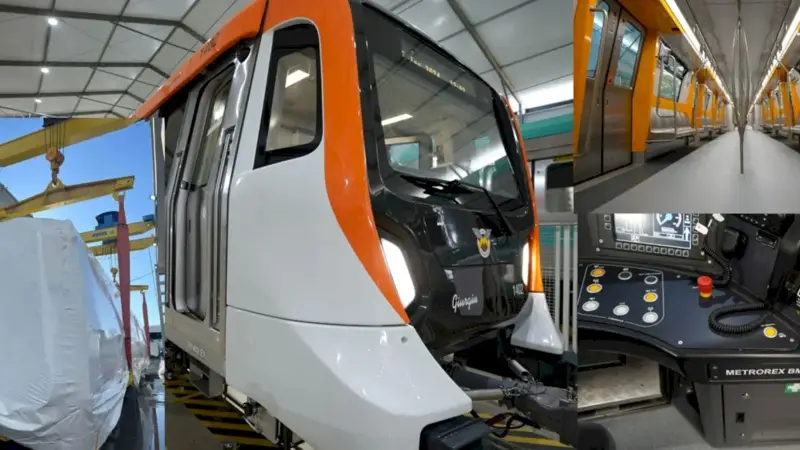 Trenul Giurgiu a ajuns la Berceni, dar restul de 11 garnituri Alstom întârzie