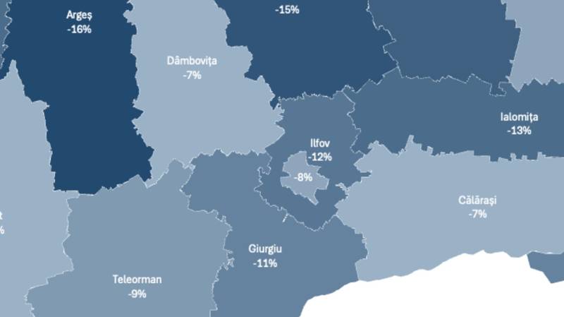 Analiza guvernului: 76% dintre primăriile din Ilfov și 57% din Capitală ar trebui să taie posturi