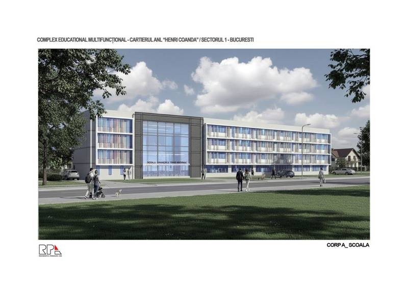 Sector 1 pregateste un complex educational de peste 50 de milioane de euro in cartierul Henri Coanda