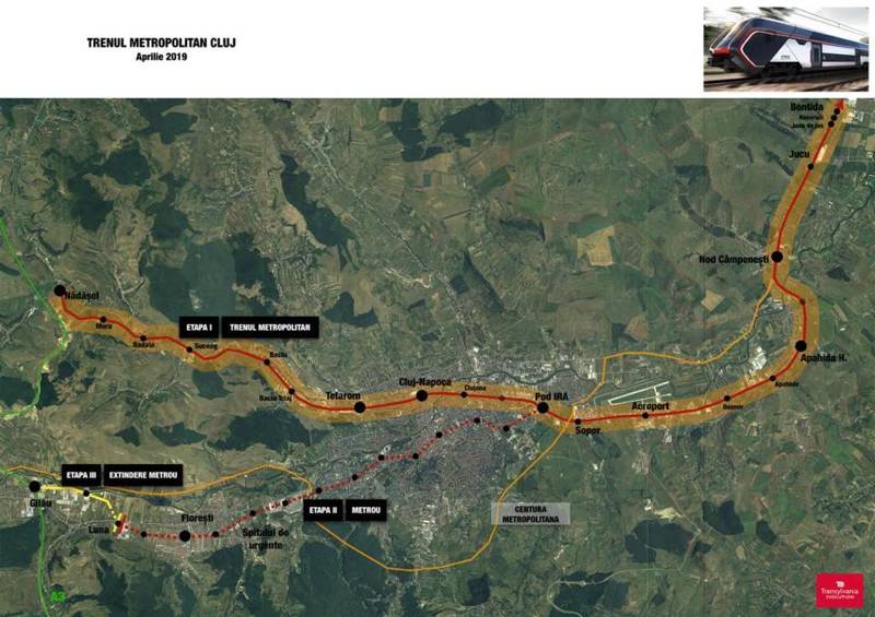 Trenul Metropolitan Cluj primește avizul CJ pentru PUZ, dar cu condiționări