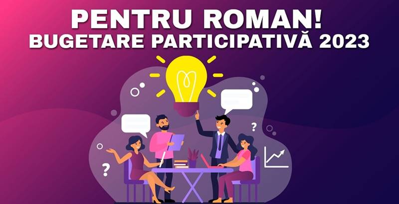 Roman lansează bugetarea participativă „Pentru Roman”, cu 250.000 de lei pe masă