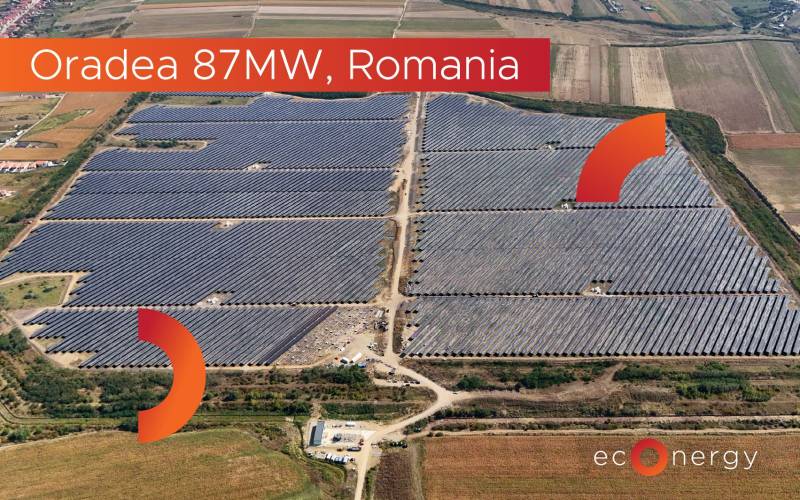 Econergy adaugă baterii la parcul solar din Oradea printr-o tranzacție de 40,5 milioane de euro