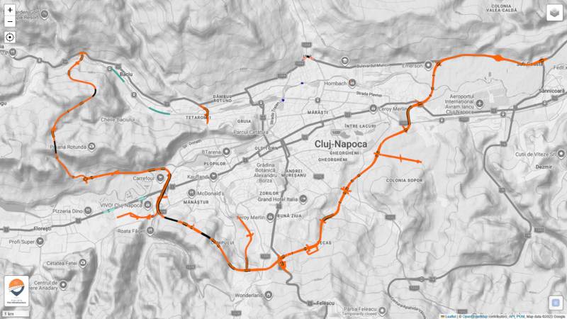 Centura Metropolitană Cluj: Tronsonul 1 Cluj-Florești, aproape de finalizare, iar Lotul 2 a fost relicitat