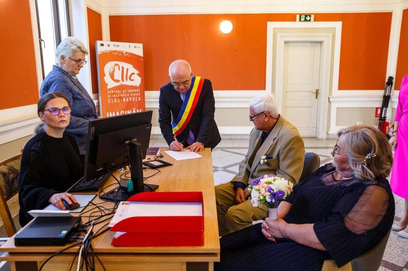 Cluj-Napoca emite certificate de căsătorie digitale direct după ceremonie