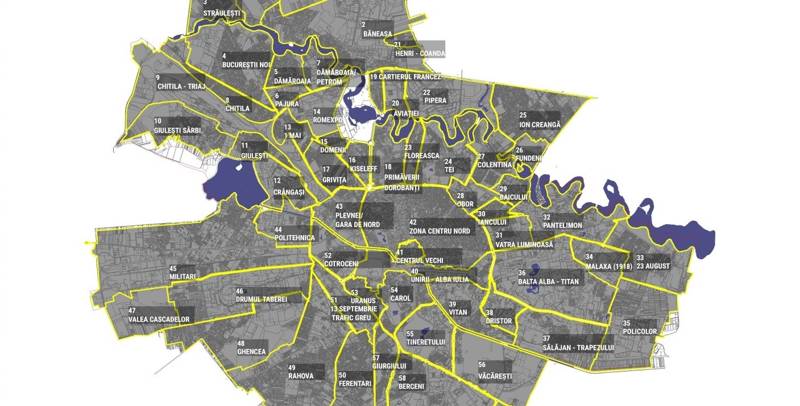Noul PUG al Bucureștiului împarte orașul în 61 de cartiere și cere părerea locuitorilor