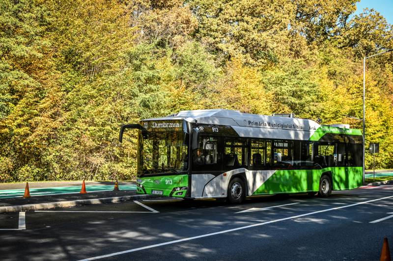 Sibiul cumpără 16 autobuze electrice cu fonduri europene