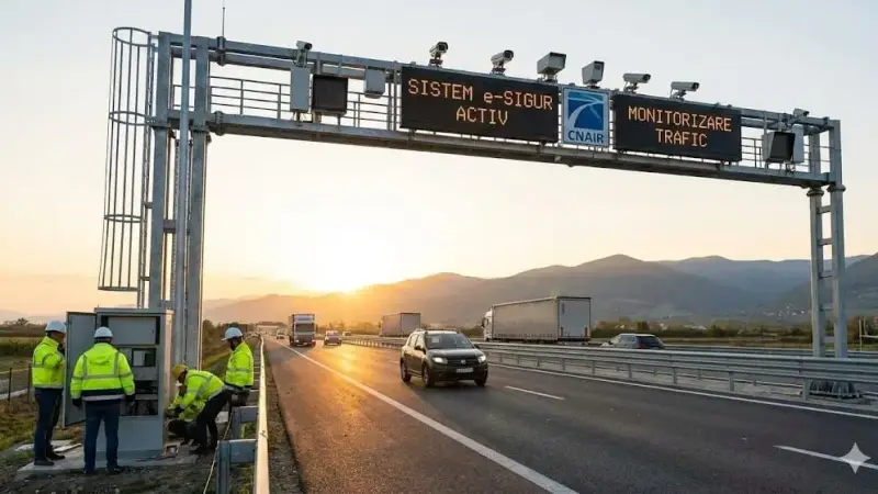 Aproximativ 400 de camere radar inteligente vor supraveghea autostrazile din Romania