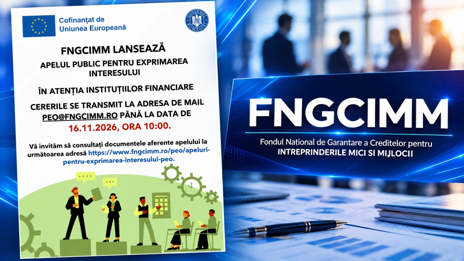 FNGCIMM caută bănci pentru un proiect de 494,9 milioane de lei destinat întreprinderilor sociale