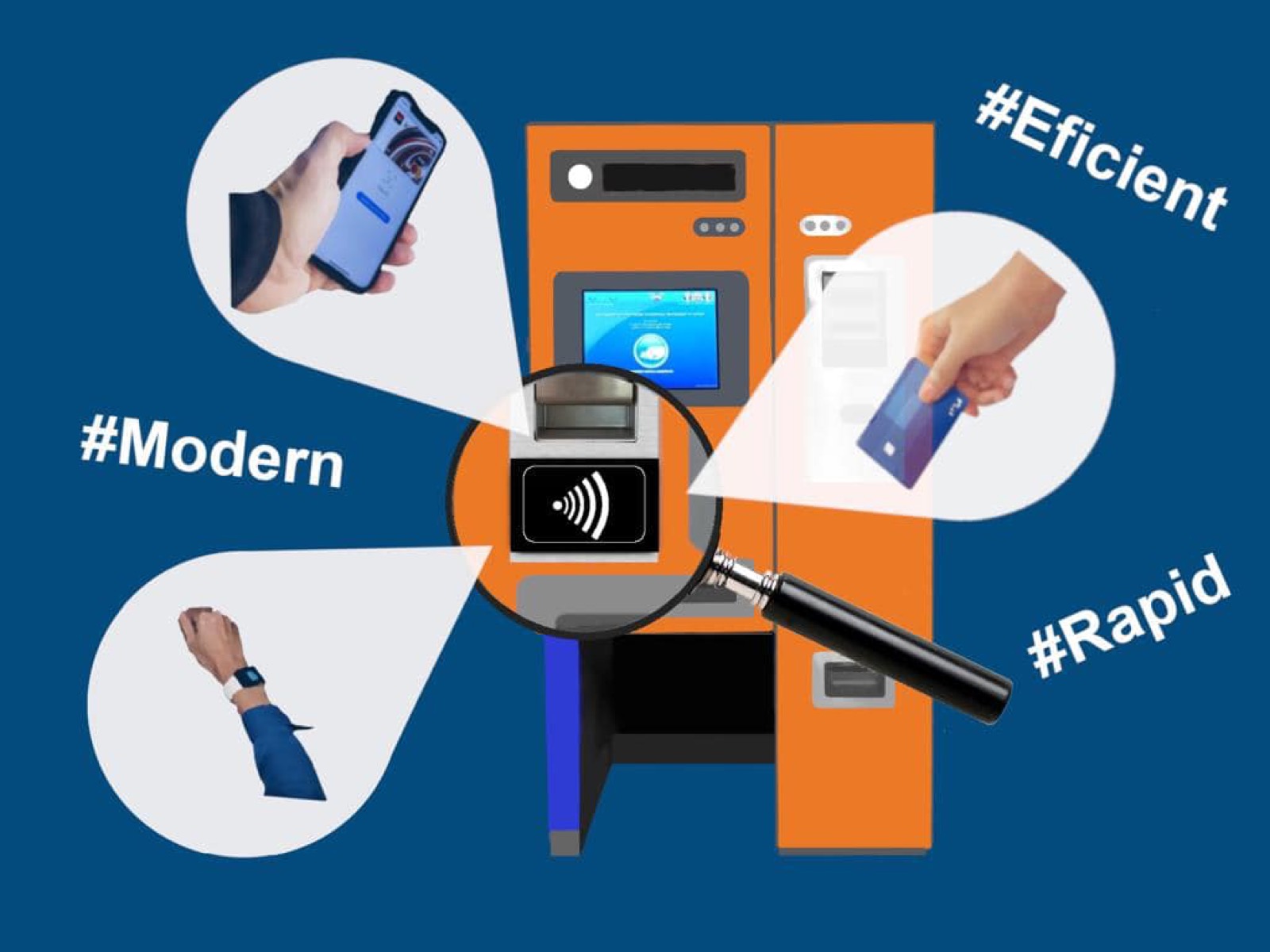 Metrorex a montat terminale contactless la toate aparatele de bilete din Magistrala 2